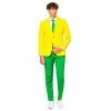 Men's OppoSuits Slim-Fit Novelty Suit & Tie Set 2 Men's OppoSuits Slim-Fit Novelty Suit & Tie Set -OppoSuits Shop 2769281 Green Gold