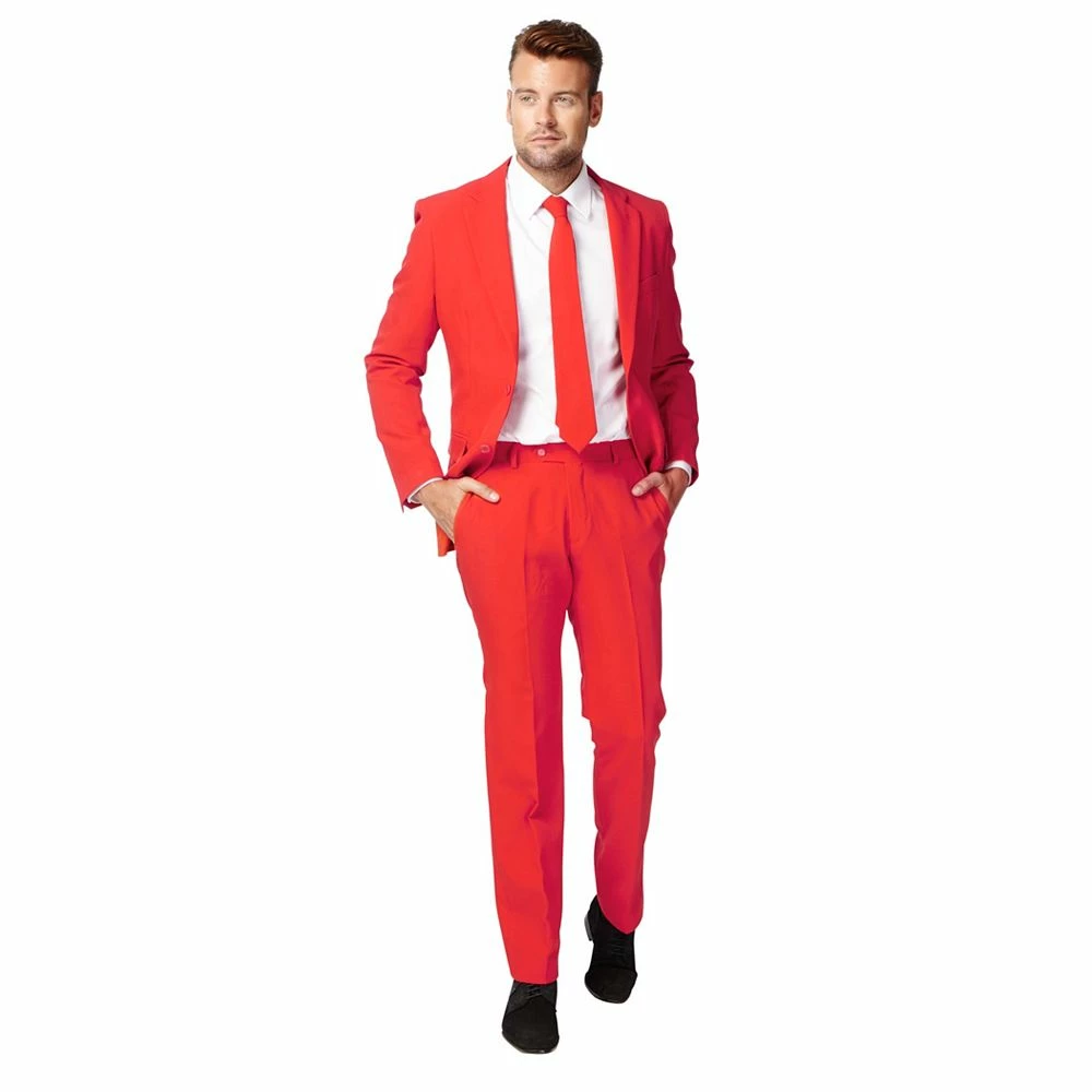 Men's OppoSuits Slim-Fit Solid Suit & Tie Set 8 Men's OppoSuits Slim-Fit Solid Suit & Tie Set - Image 6