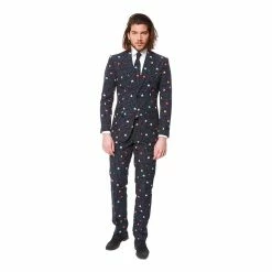 Men's OppoSuits Pac-Man Slim-Fit Suit & Tie Set