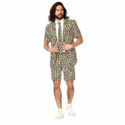 Men's OppoSuits Slim-Fit Novelty Suit & Tie Set
