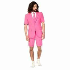 Men's OppoSuits Slim-Fit Novelty Suit & Tie Set