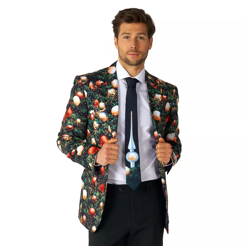 Men's OppoSuits Slim-Fit Holiday Novelty Suit & Tie Set 11 Men's OppoSuits Slim-Fit Holiday Novelty Suit & Tie Set - Image 9