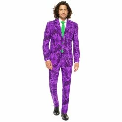 Men's OppoSuits Slim-Fit The Joker Suit & Tie Set