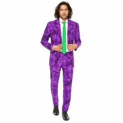 Men's OppoSuits Slim-Fit The Joker Suit & Tie Set 9 Men's OppoSuits Slim-Fit The Joker Suit & Tie Set -OppoSuits Shop 3313624 ALT3