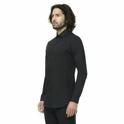 Men's OppoSuits Modern-Fit Dress Shirt -OppoSuits Shop 3611123 Black Knight