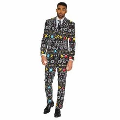 Men's OppoSuits Winter Pac-Man Slim-Fit Suit
