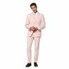 Men's OppoSuits Slim-Fit Lush Blush Solid Suit & Tie Set -OppoSuits Shop 3741861