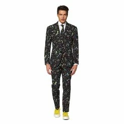 Men's OppoSuits Slim-Fit Disco Dude Suit & Tie Set
