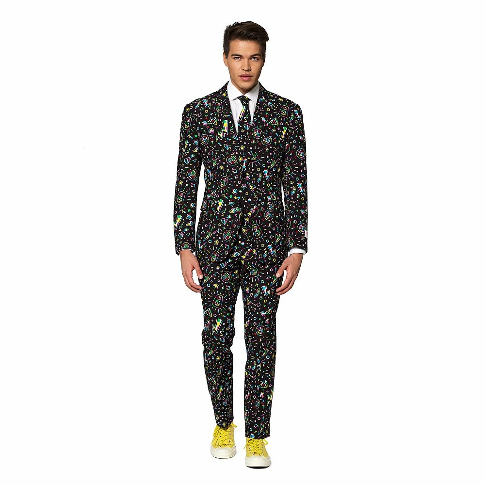 Men's OppoSuits Slim-Fit Disco Dude Suit & Tie Set 3 Men's OppoSuits Slim-Fit Disco Dude Suit & Tie Set