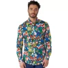 Men's OppoSuits Character Button-Down Shirt 1 Men's OppoSuits Character Button-Down Shirt -OppoSuits Shop 4639102 Super Mario