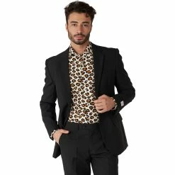 Men's OppoSuits Patterned Button-Down Shirt -OppoSuits Shop 4909072 ALT2