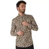Men's OppoSuits Patterned Button-Down Shirt -OppoSuits Shop 4909072 The Jag Animal
