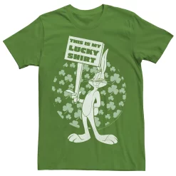 Men's Looney Tunes Bugs Bunny "This Is My Lucky Shirt" Tee