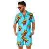 Men's OppoSuits Modern-Fit Summer Shirt & Shorts Set -OppoSuits Shop 5018625 Pacman