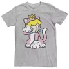 Big & Tall Super Mario 3D Bowser's Fury Princess Peach Cat Portrait Tee -OppoSuits Shop 5059719