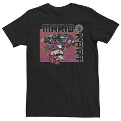 Big & Tall Mario Kart Upside Down Portrait Logo Tee