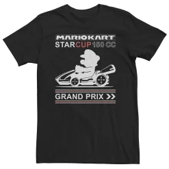 Big & Tall Mario Kart Star Cup 150 CC Grand Prix Tee