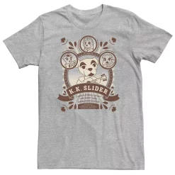 Big & Tall Animal Crossing K.K. Slider At The Roost Poster Tee