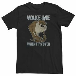 Big & Tall Looney Tunes Taz Wake Me When It's Over Tee