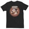 Big & Tall Looney Tunes Porky Pig Classic Circle Portrait Tee -OppoSuits Shop 5141283