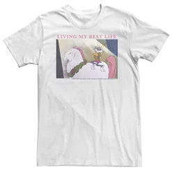 Big & Tall Looney Tunes Bugs Bunny Living My Best Life Tee