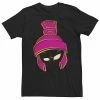 Big & Tall Looney Tunes Marvin The Martian Neon Big Face Tee -OppoSuits Shop 5157869