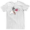 Big & Tall Looney Tunes Sylvester Face Portrait Tee -OppoSuits Shop 5157890