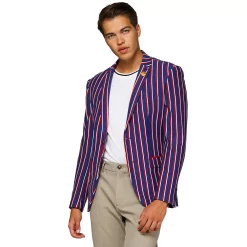 Men's OppoSuits Modern-Fit Novelty Summer Blazer -OppoSuits Shop 5237065 Cheer Stripe Sports