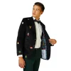 Men's OppoSuits Deluxe X-Mas Icons Christmas Blazer -OppoSuits Shop 5237069 Black Xmas Icons