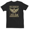 Big & Tall Nintendo The Legend Of Zelda Hyrule Crest Box Tee 1 Big & Tall Nintendo The Legend Of Zelda Hyrule Crest Box Tee -OppoSuits Shop 5285292 Black