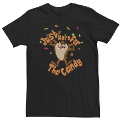 Big & Tall Looney Tunes Tasmanian Devil Here For Candy Tee