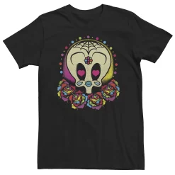 Big & Tall Looney Tunes Tweety Bird Sugar Skull Floral Tee