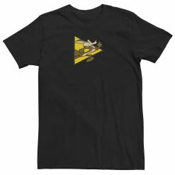 Big & Tall Looney Tunes Wile E. Coyote Yellow Triangle Tee