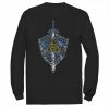 Big & Tall Nintendo The Legend Of Zelda Stained Glass Weapon Tee -OppoSuits Shop 5355217
