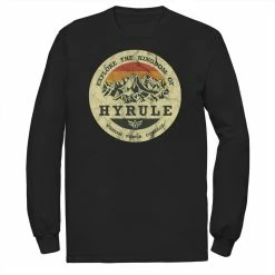 Big & Tall Nintendo The Legend Of Zelda Explore The Kingdom Of Hyrule Distressed Portrait Tee