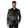 Men's OppoSuits Modern-Fit Festive Forest Metallic Christmas Blazer -OppoSuits Shop 5504296