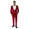 Men's OppoSuits Modern-Fit Velvet Vibes Classy Santa Christmas Novelty Suit Set -OppoSuits Shop 5504310