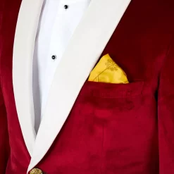 Men's OppoSuits Modern-Fit Velvet Vibes Classy Santa Christmas Novelty Suit Set -OppoSuits Shop 5504310 ALT3