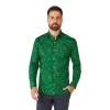 Men's OppoSuits Festivity Christmas Button-Down Shirt -OppoSuits Shop 6094329 Green